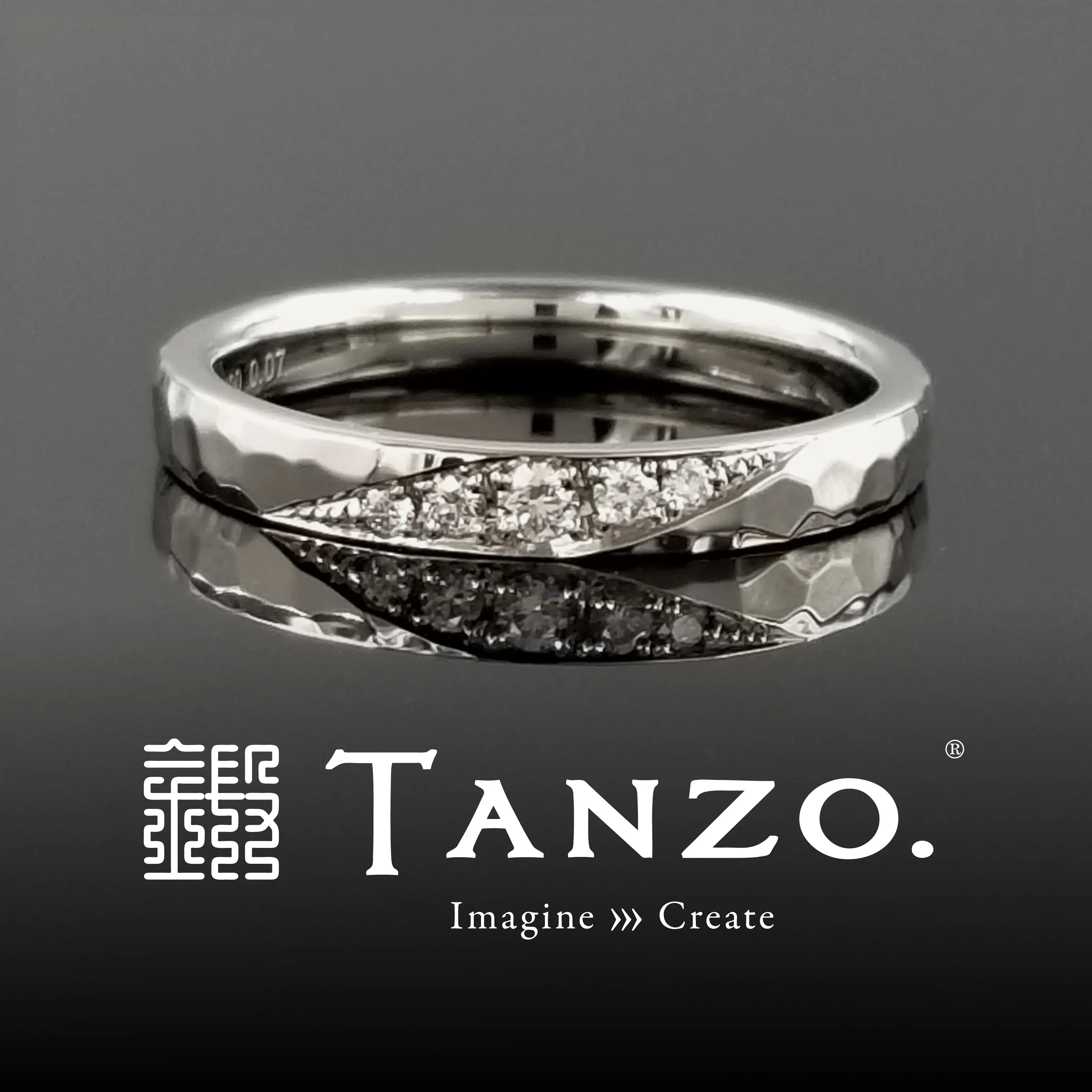 天より雪の】c015｜TANZO.(鍛造指輪)｜結婚指輪・婚約指輪｜みんなの