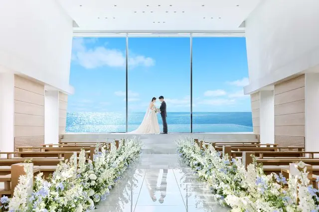 最高級☆ 極美品 ☆オリジナル サガミンク　お茶会　成人式　結婚式などに THE SURF OCEAN TERRACE（ザ・サーフ オーシャンテラス）の挙式会場