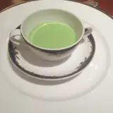 グリンピースの冷製スープ