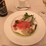 色鮮やかなお野菜と海鮮類