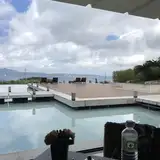 挙式会場のテラス