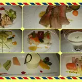 お料理の数々。おしゃれでおいしかった