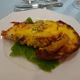 メイン料理、海老でした。