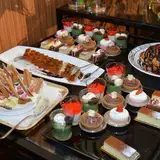 デザートビュッフェは満足！