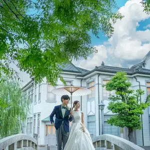 【美観地区前撮りが叶う】大聖堂挙式＆パーティー付プラン