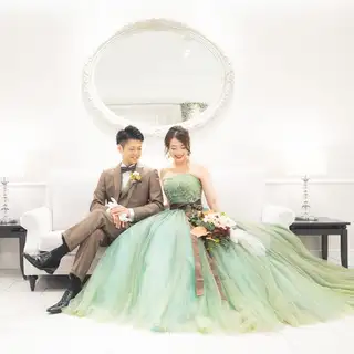 【平日限定】洋装Bフォトプラン＼新郎様1点新婦様2点／