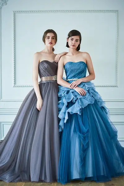 青・ブルー系のカラードレス byみんなのウェディング（7ページ目）