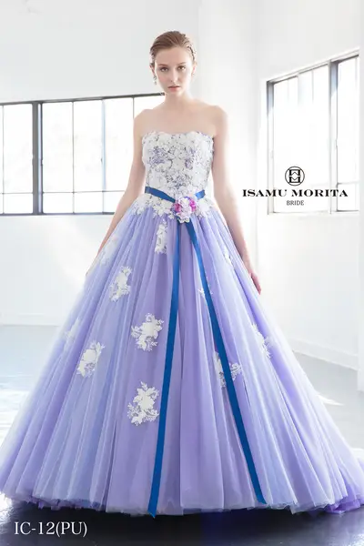 紫・パープル系のカラードレス byみんなのウェディング（6ページ目）