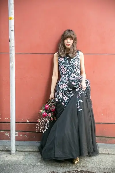 ブラック系のカラードレス byみんなのウェディング（9ページ目）