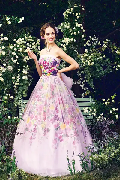 紫・パープル系のカラードレス byみんなのウェディング（8ページ目）