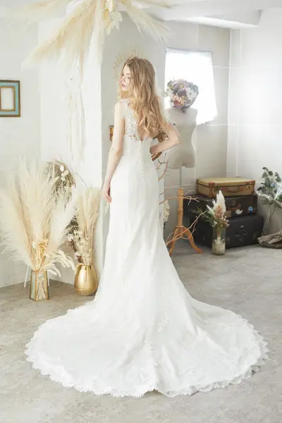 13枚目 プロノビアス(PRONOVIAS)レースマーメイドドレス