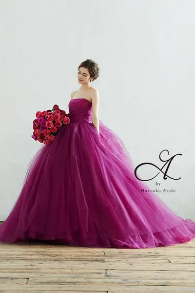25枚目 A by Hatsuko Endo | HE-89 Sally (Magenta Pink)  <カラードレス>