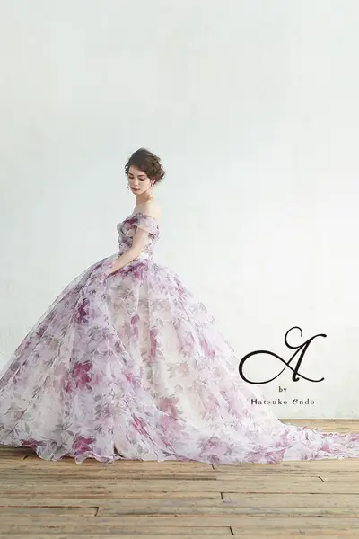 24枚目 A by Hatsuko Endo | HE-92 Purple Violet  <カラードレス>