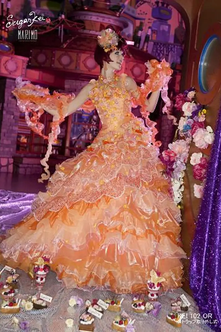 ウェディングドレス シュガーケイ 7-11号 編み上げタイプ Sugar kei(シュガーケイ) のウェディングドレス・ブライダル衣装