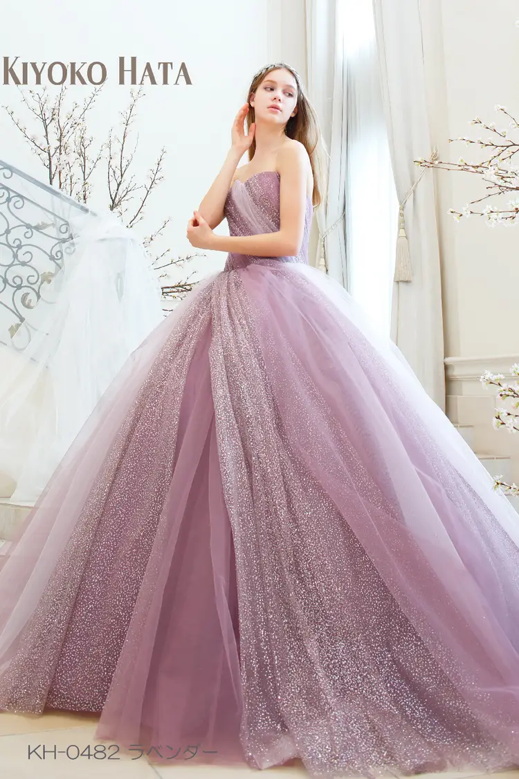 一番の ラベンダー カラードレス ドレス Ucs Gob Ve