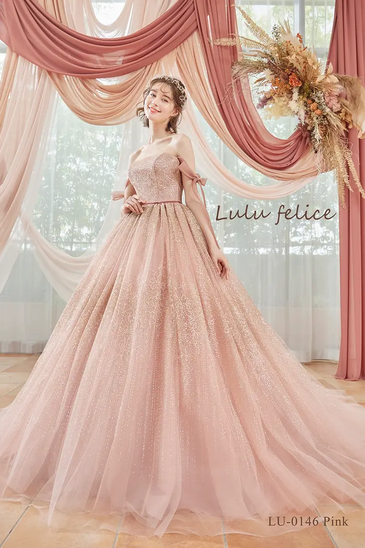 ピンク系のカラードレス byみんなのウェディング（24ページ目）