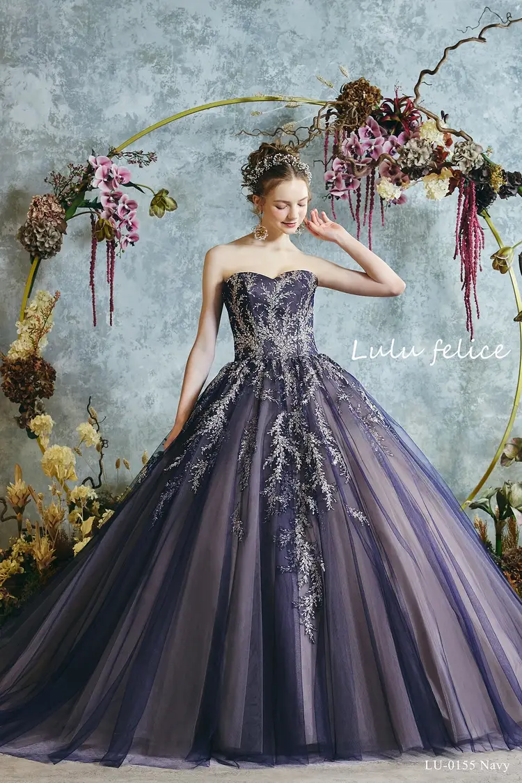 Lulu felice カラードレス 9号-15号 new collection♡ 【dress】B-02534 pink Lulu felice 繊細な