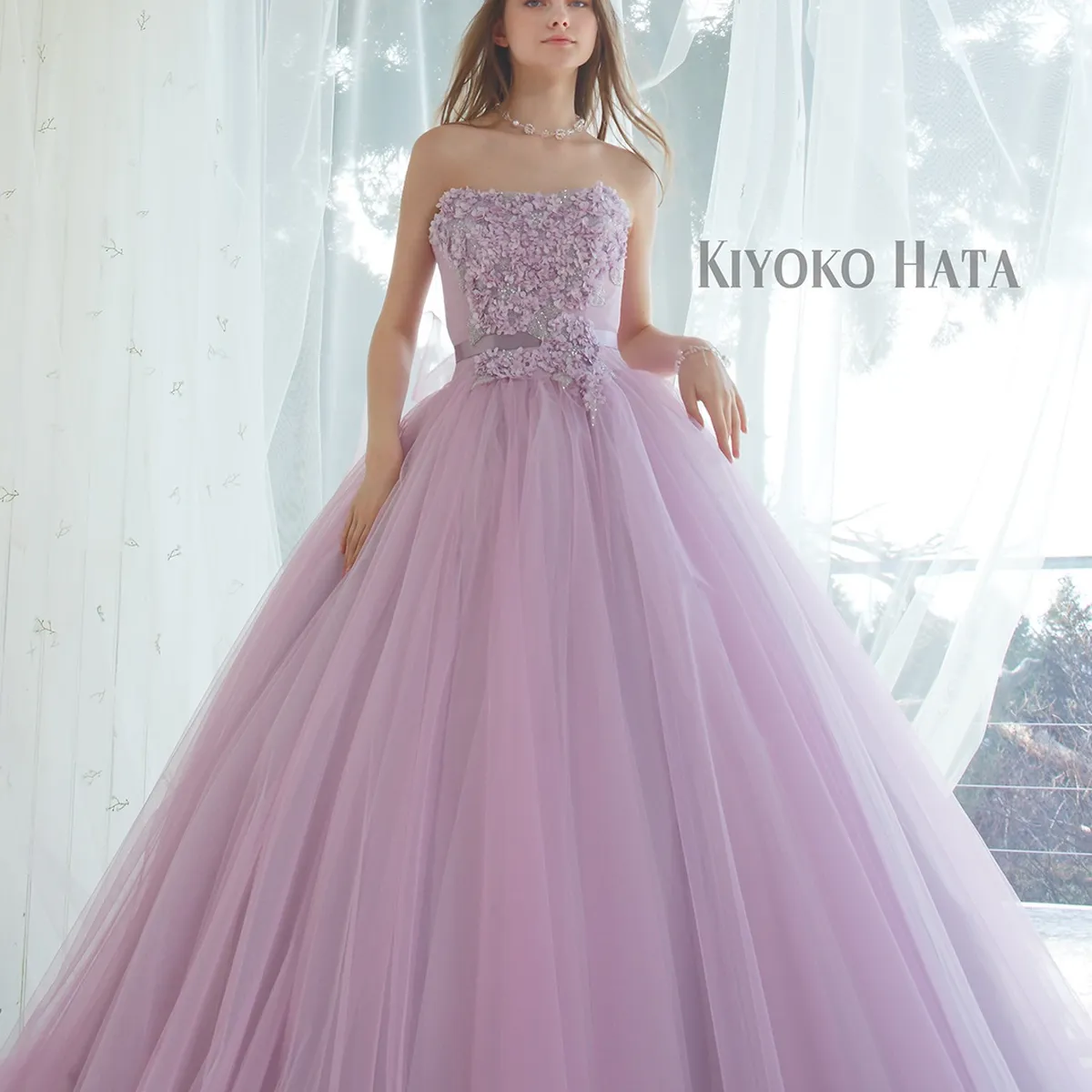 KH-0417 lavender｜KIYOKO HATA(キヨコハタ)のウェディングドレス