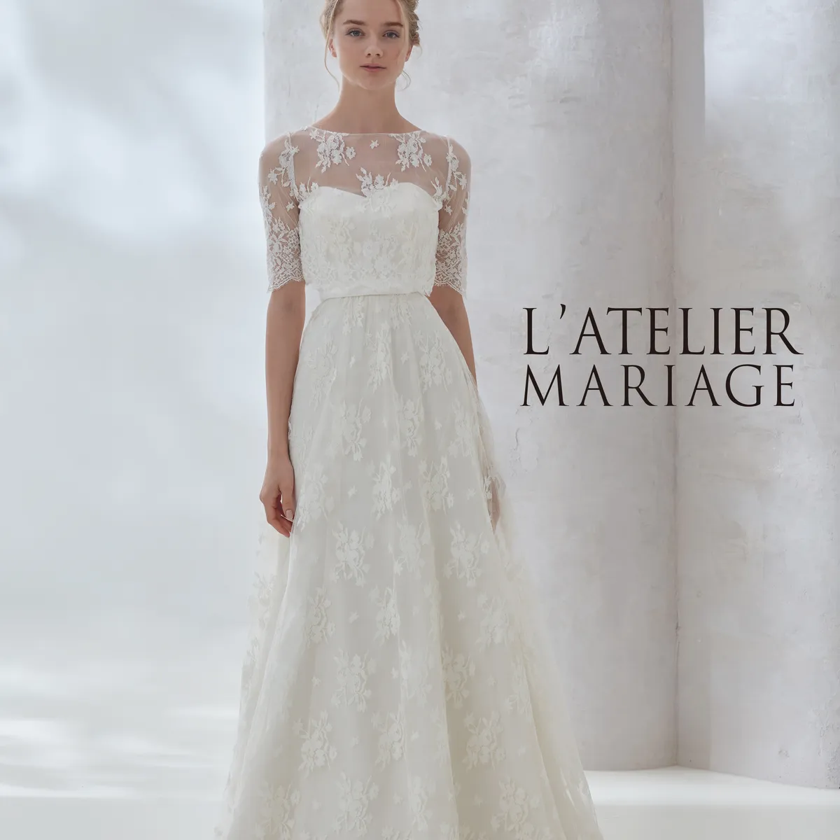 ウェディングドレス ラトリエマリアージュ MVD-00320-23｜L'ATELIER MARIAGE(ラトリエ マリアージュ)の