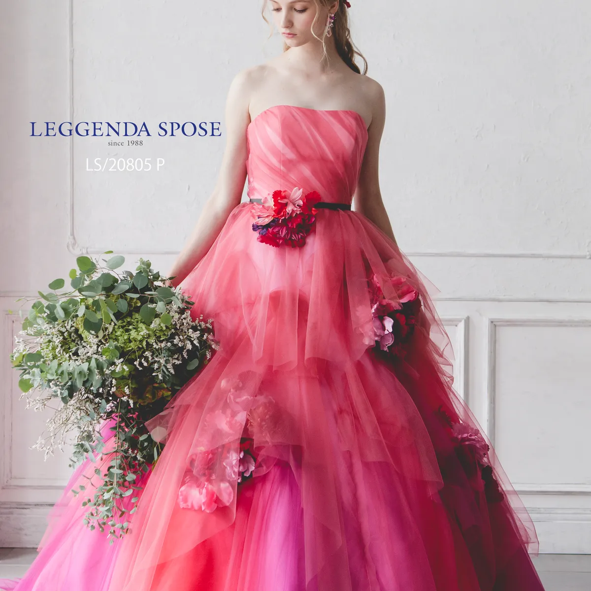 LS/20805 pink｜LEGGENDA SPOSE(レジェンダ スポーゼ)のウェディングドレス
