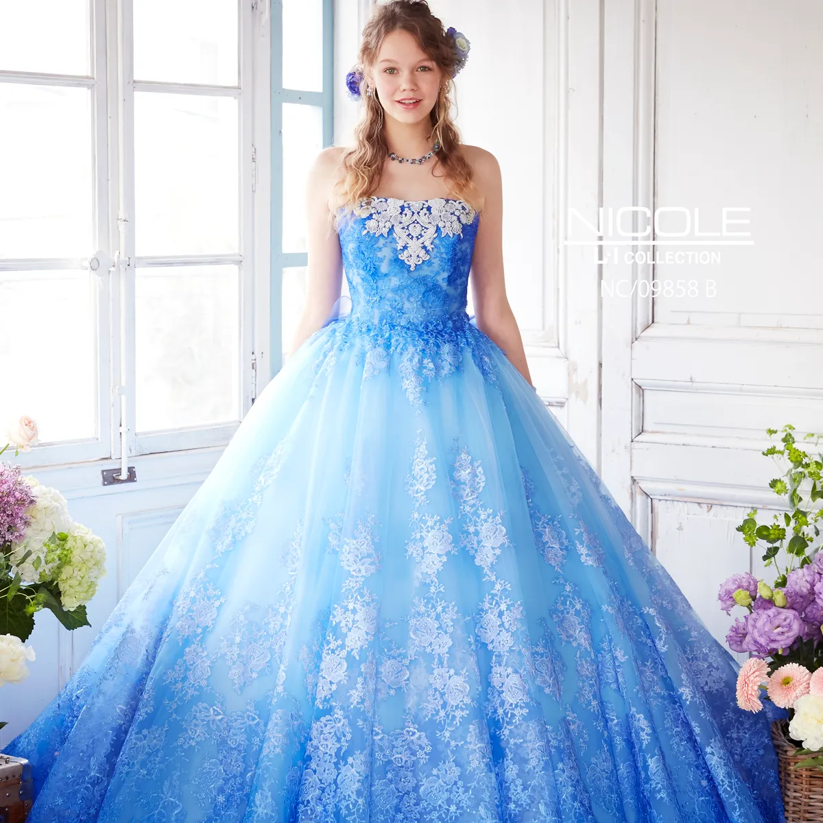 NC/09858 blue｜NICOLE(ニコル)のウェディングドレス