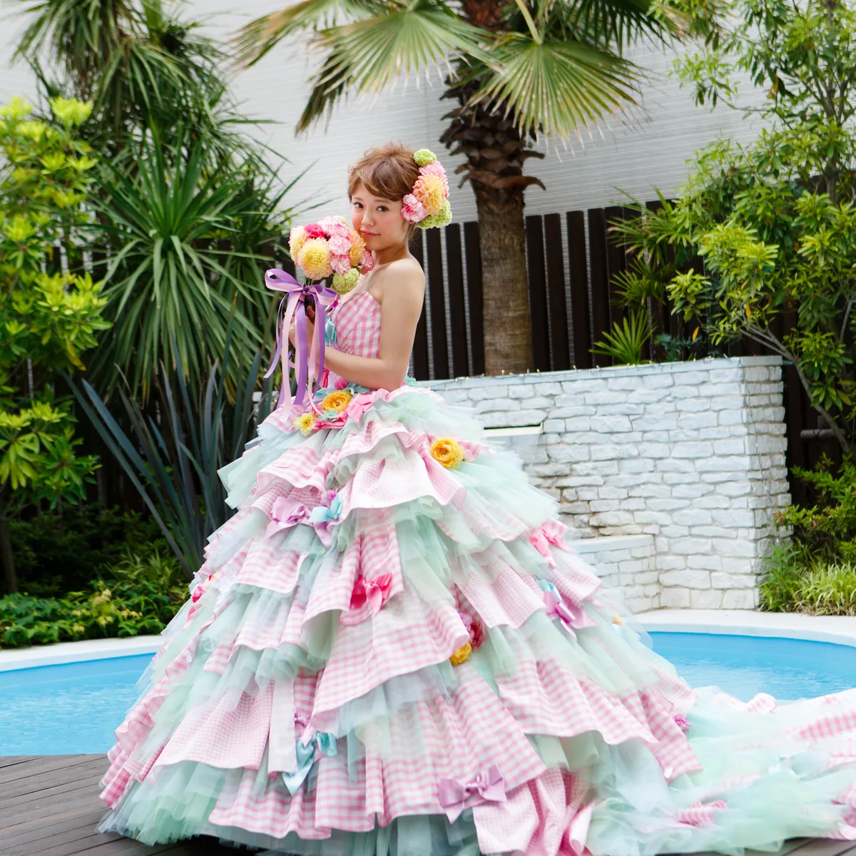 ピンクデュプレー｜THE HANY(ザ ハニー)のウェディングドレス