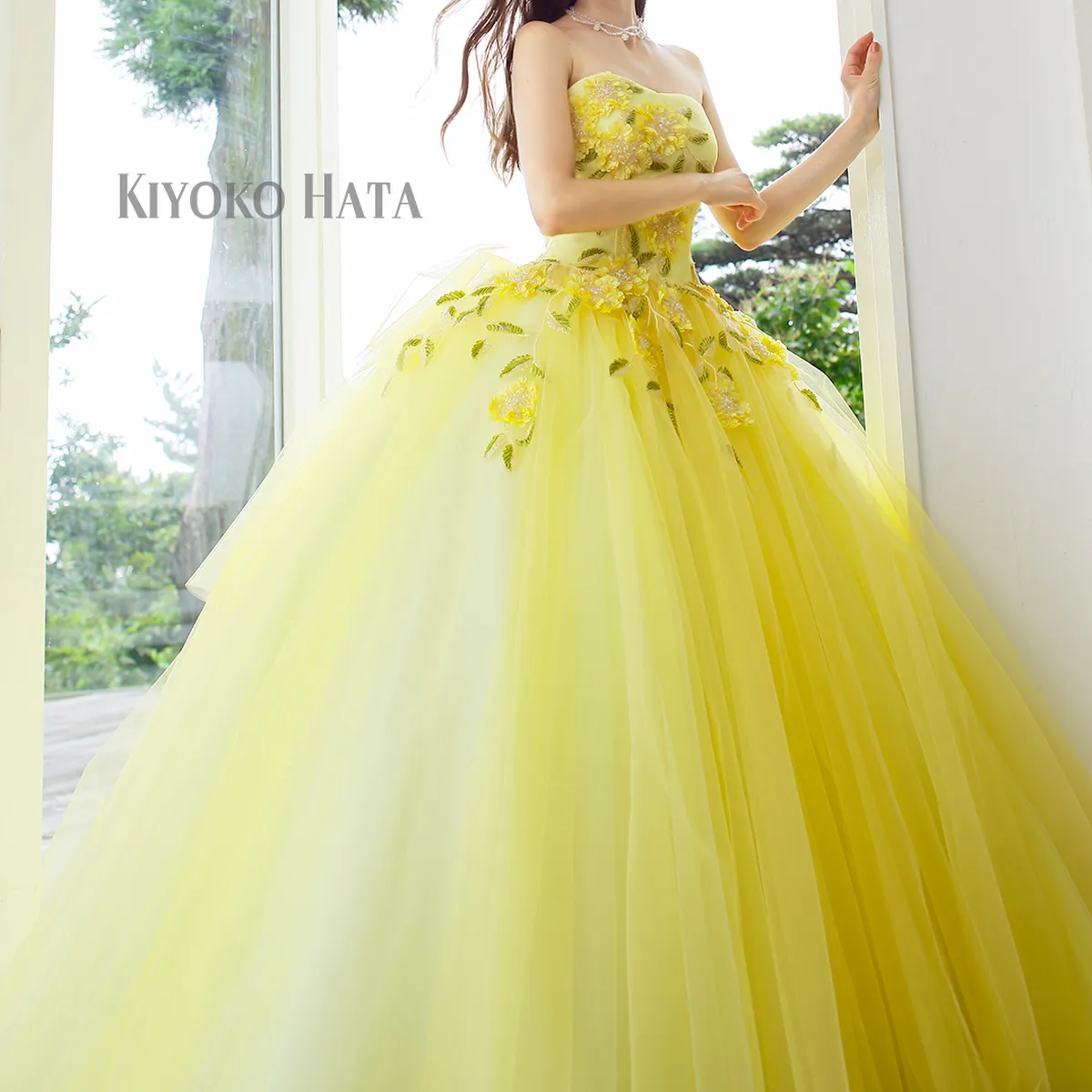 KH-0431 yellow｜KIYOKO HATA(キヨコハタ)のウェディングドレス