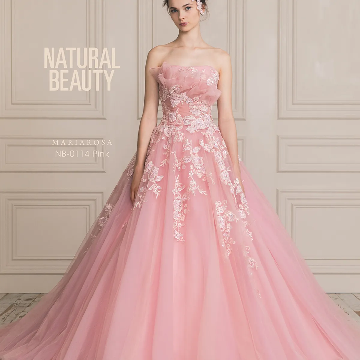 NB-0114 Pink｜NATURAL BEAUTY(ナチュラルビューティー)のウェディング