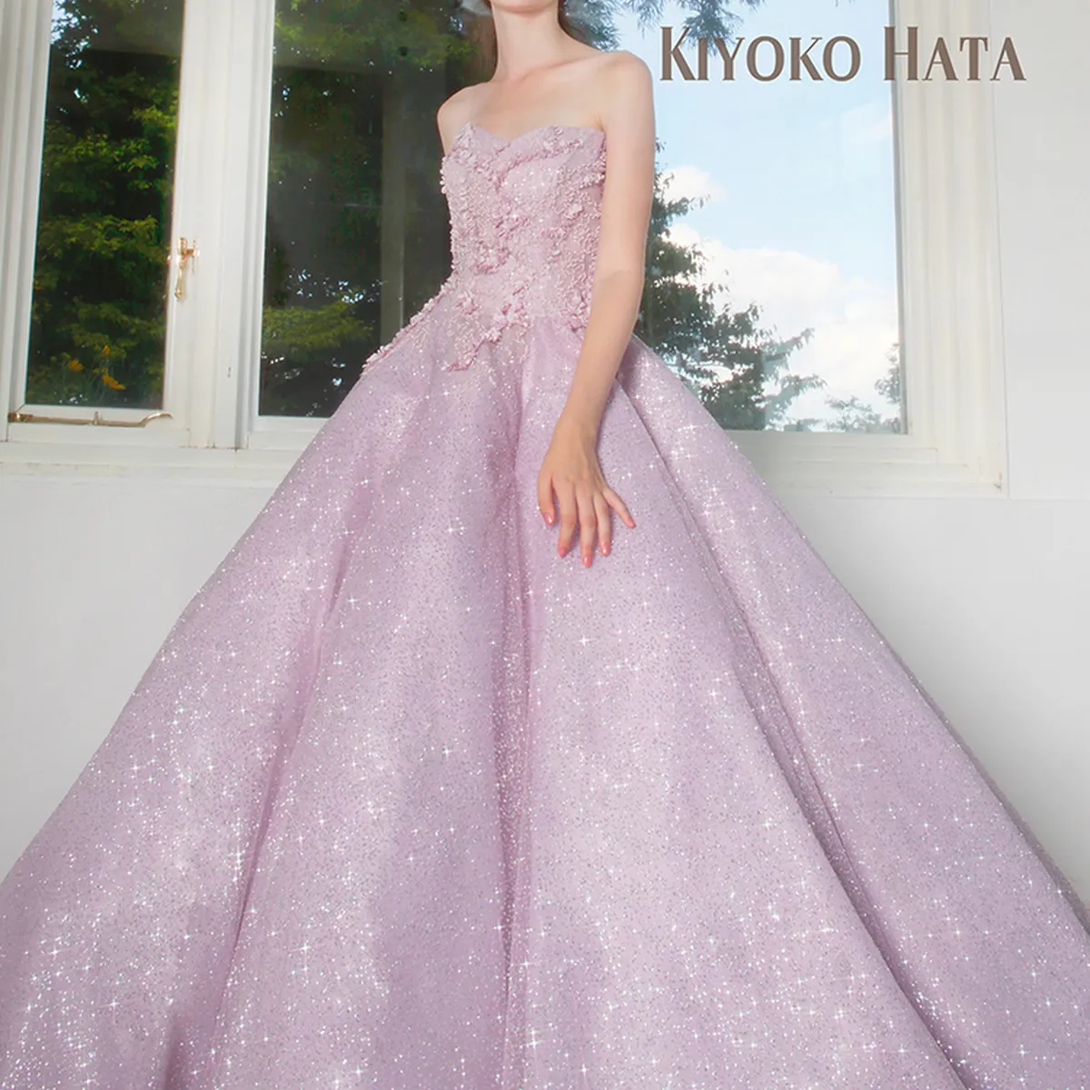 KIYOKO HATA キヨコハタ　カラードレス色=紫 新作】KAROLA / KIYOKOHATA｜カラードレス | ユニス(Unis.)