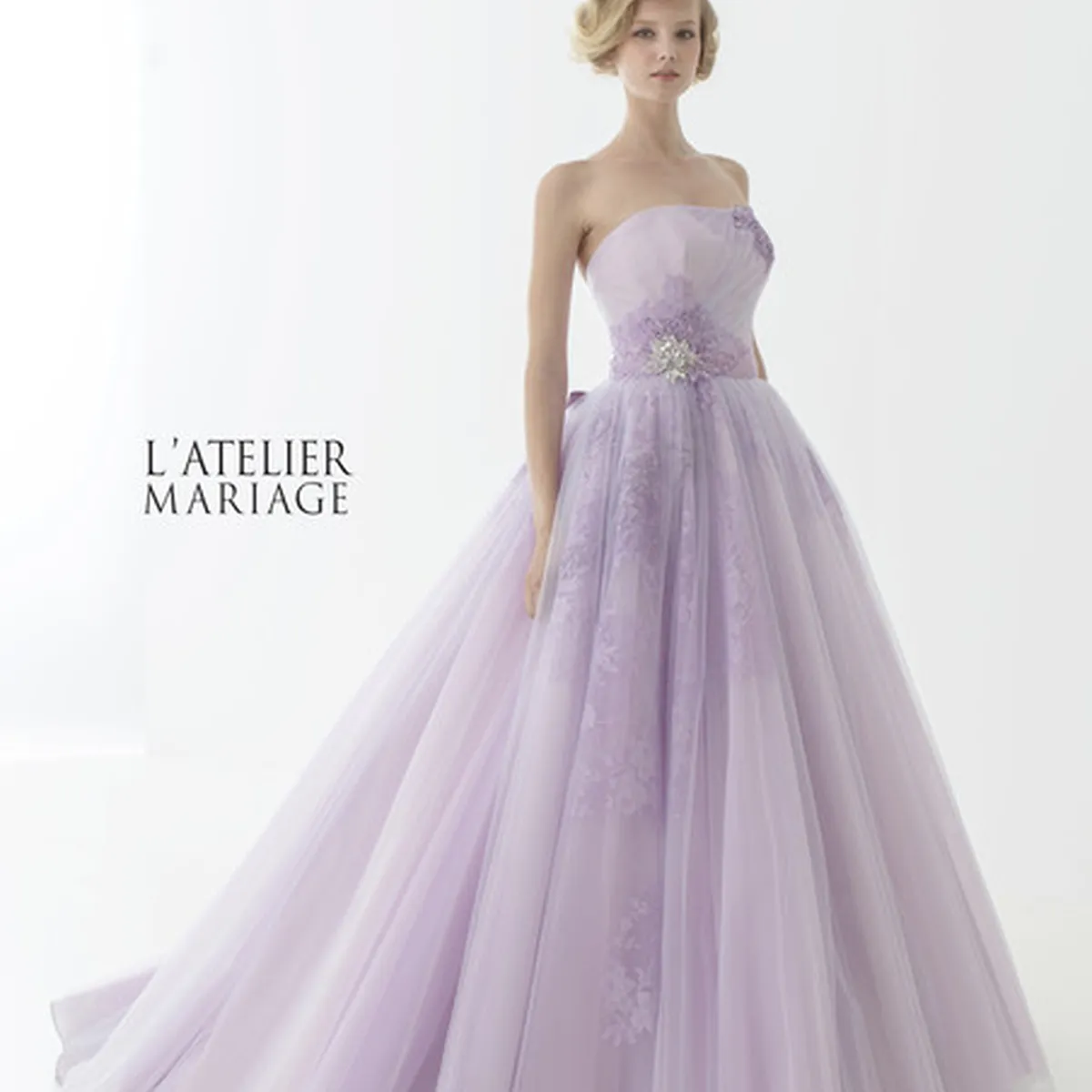 L'ATELIER MARIAGE MVD-00200-16 ラベンダードレス MVD-00200-16｜L'ATELIER MARIAGE(ラトリエ マリアージュ)の