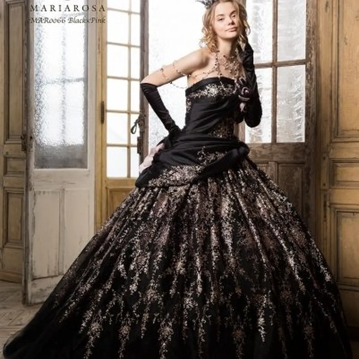 MAR0066 Black Pink｜MARIAROSA(マリアローザ)のウェディングドレス