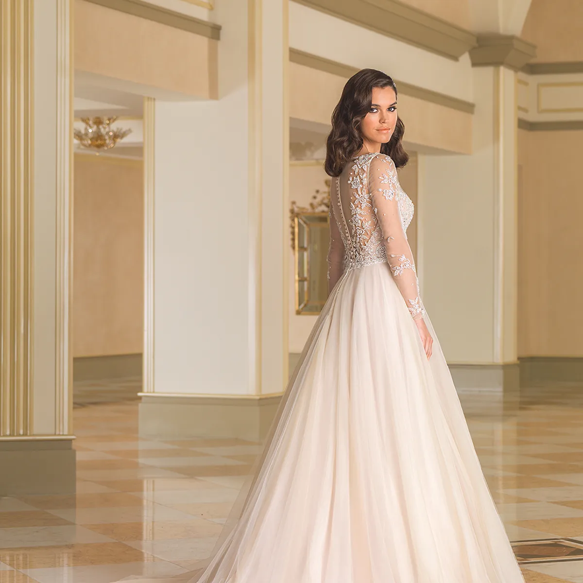 Justin Alexander ウェディングドレス 8873｜JUSTIN ALEXANDER(ジャスティンアレクサンダー)のウェディングドレス