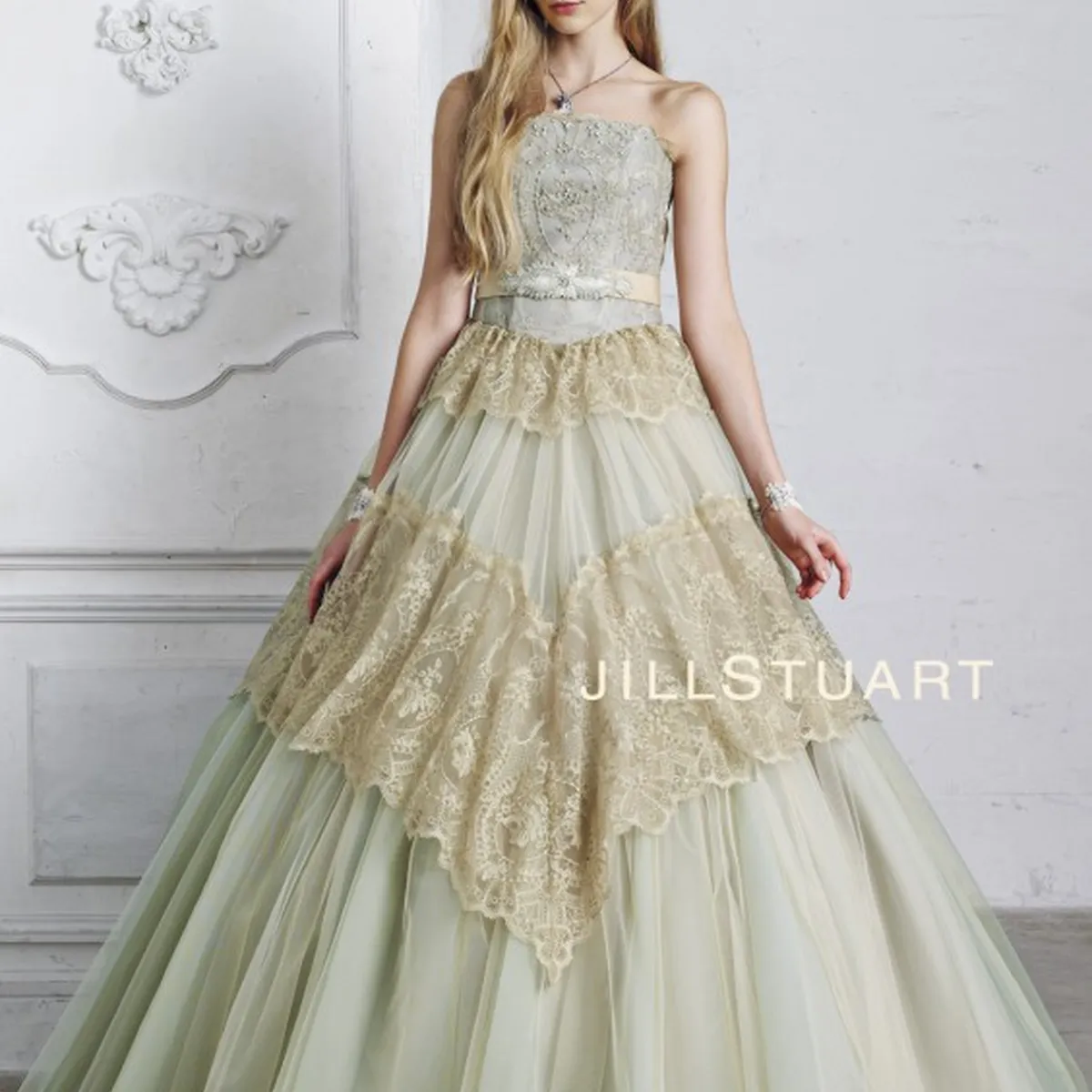 Jil0196 Green Jillstuart ジルスチュアート のウェディングドレス