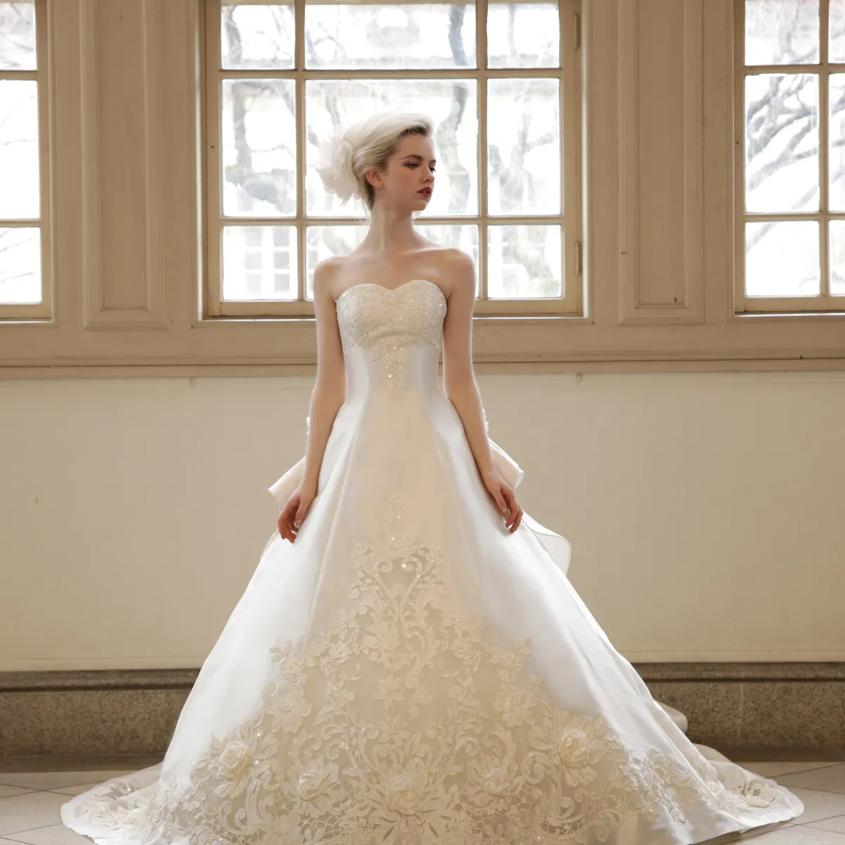 ウェディングドレス　ホワイト NY-0114 | DRESS GALLERY BOX