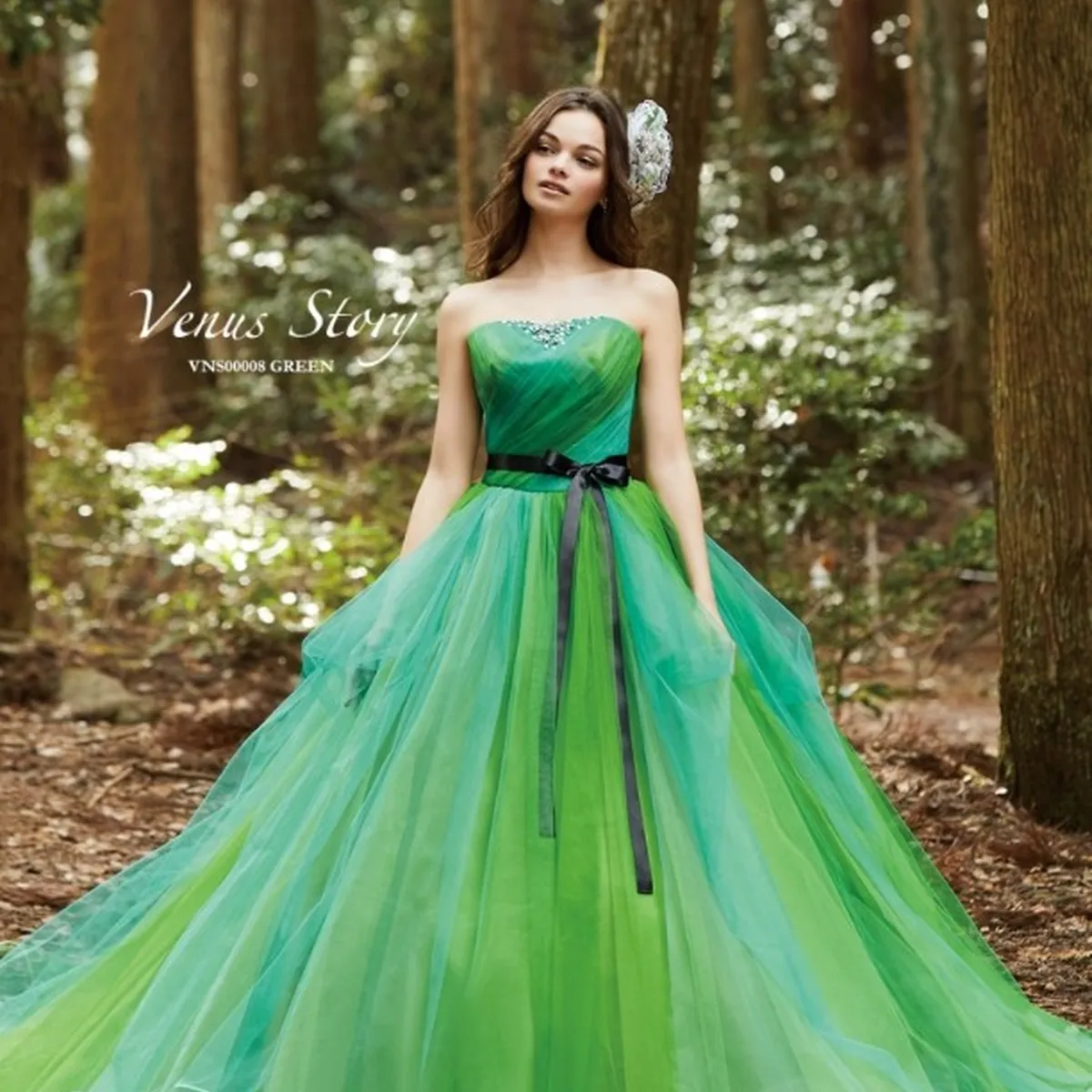 VNS00008 GREEN｜Venus Story(ヴィーナスストーリー)のウェディングドレス