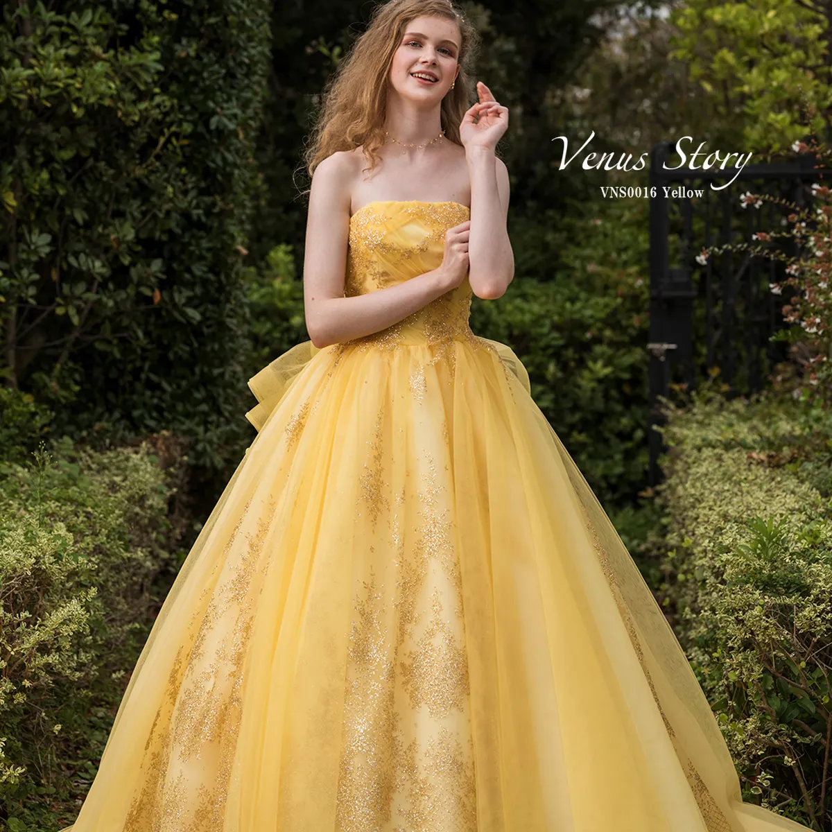 ★SEA NY★ Vesna の半袖ドレス イエロー★送関込 LU-0146 | DRESS GALLERY BOX
