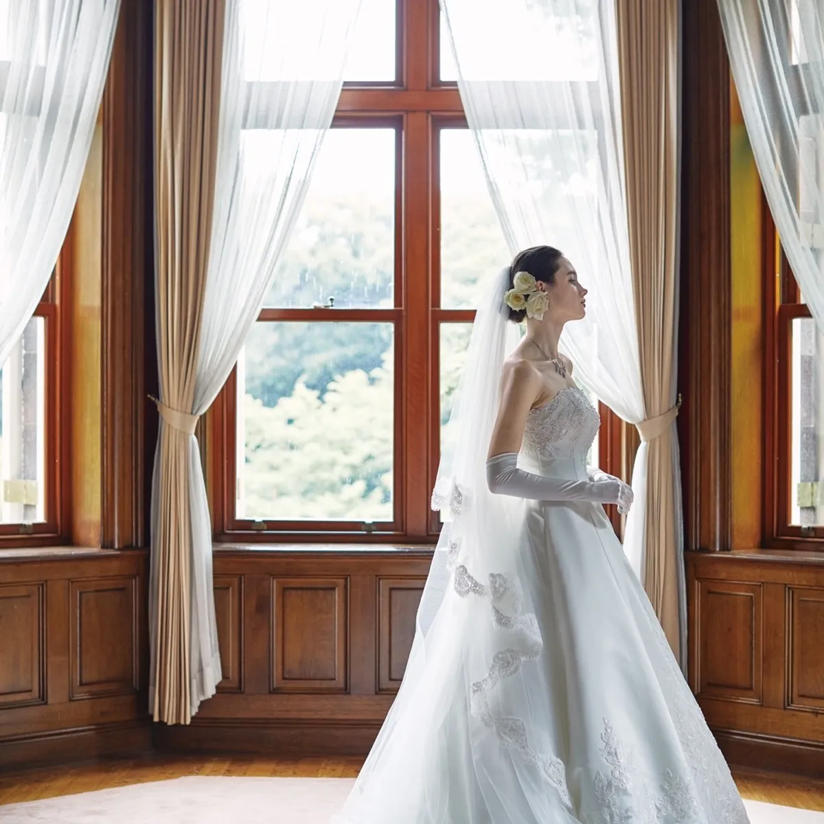 【Atelier E&M 】サテン ウェディングドレス　結婚式　最終処分価格 ATELIER E&M I アトリエエム【ウエディングドレスメーカー】 (@atelier