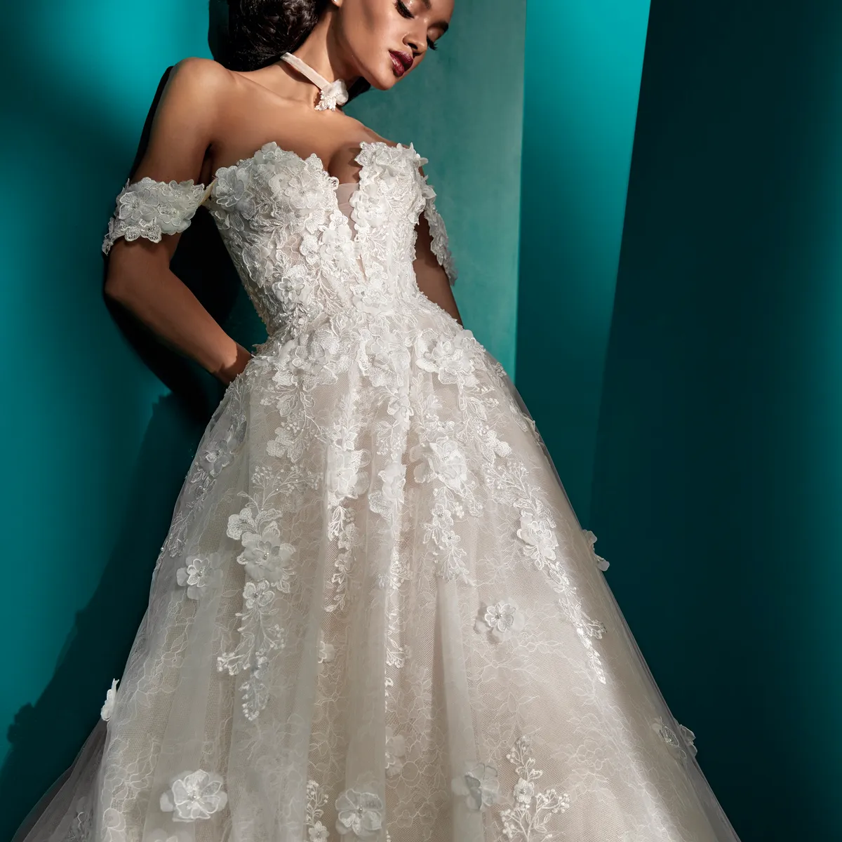 着用一度・美品】プロノビアス　Avenue Diagonal ウェディングドレス SELL][PRAVA US4]by PRONOVIAS｜JULIEBRIDAL ブライダル