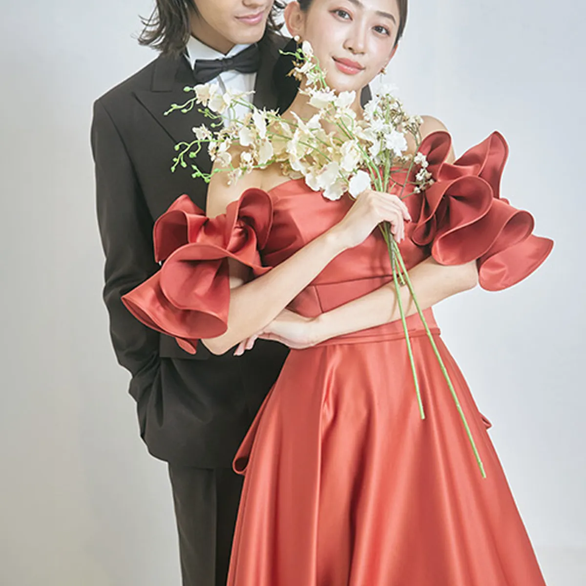 NOA0062_terracotta フリル | ウェディングドレス