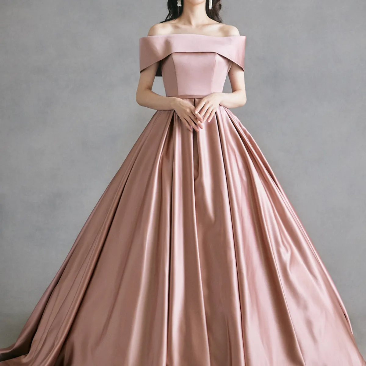 NOA0059_grayish pink | ウェディングドレス