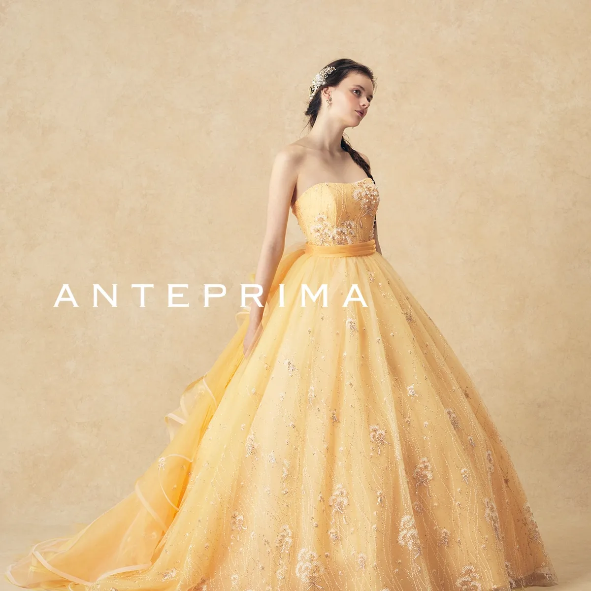 【ぴぴ】アンテプリマ　ウェディングドレス ANT0326 yellow｜ANTEPRIMA(アンテプリマ)のウェディングドレス