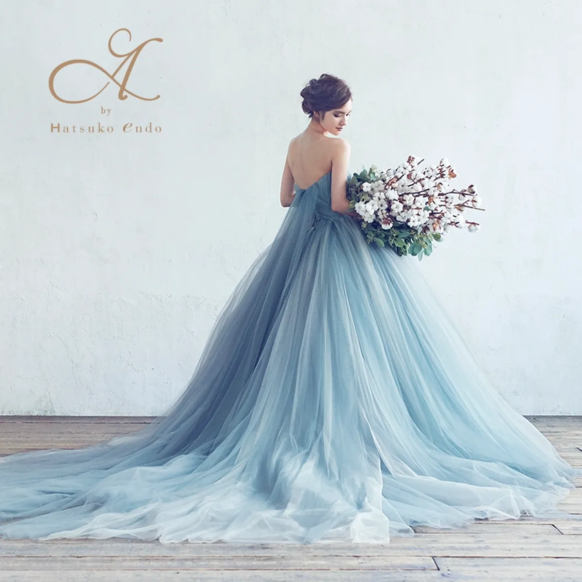 Sophia blue gray｜A by Hatsuko Endo(エー バイ ハツコ エンドウ)の