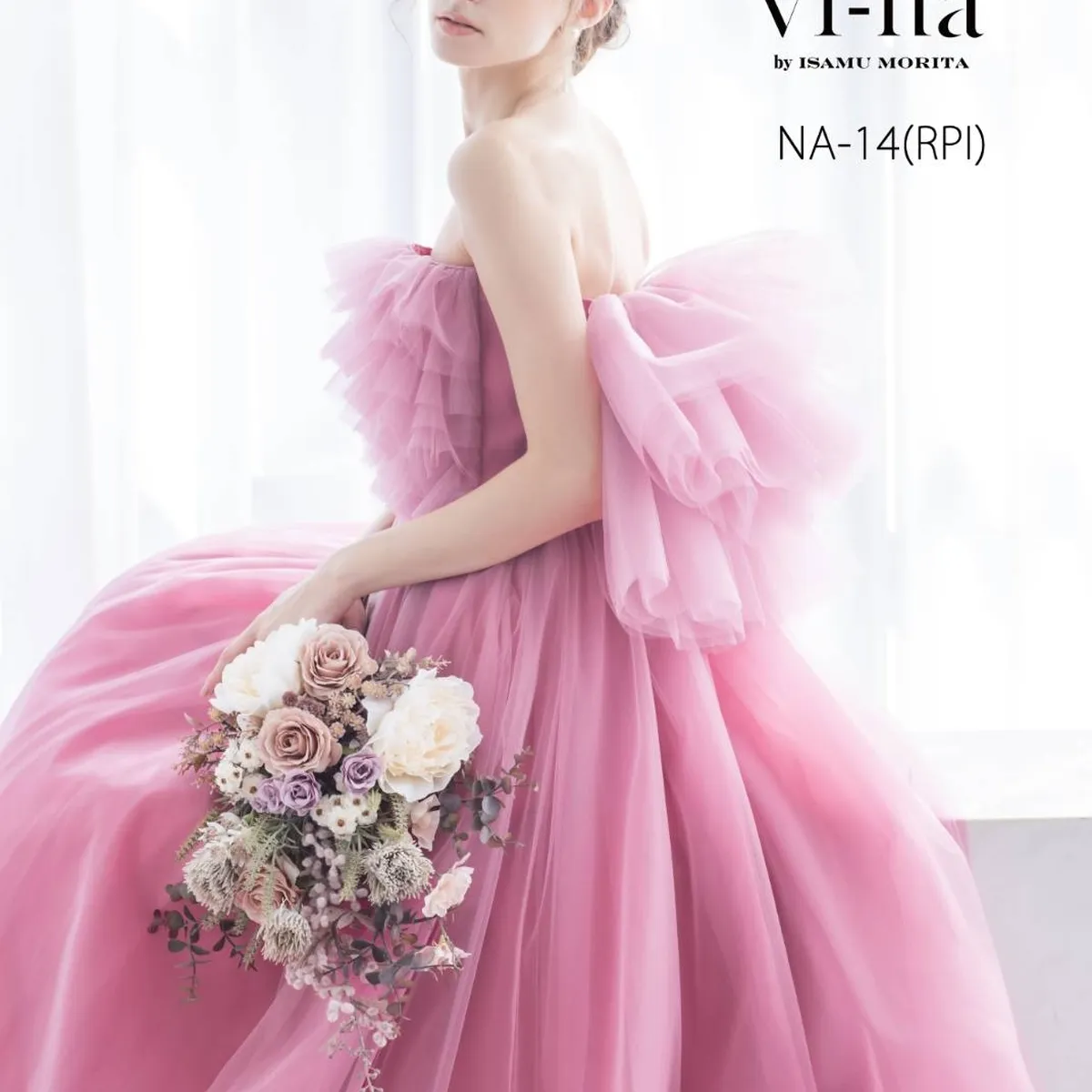 NA-14 rose pink｜ISAMU MORITA BRIDE(イサムモリタブライド)の