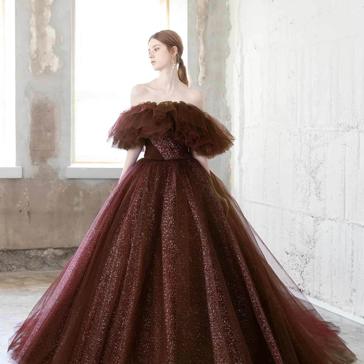 FLB-0039 SOLENE｜FULL BLOOM(フルブルーム)のウェディングドレス