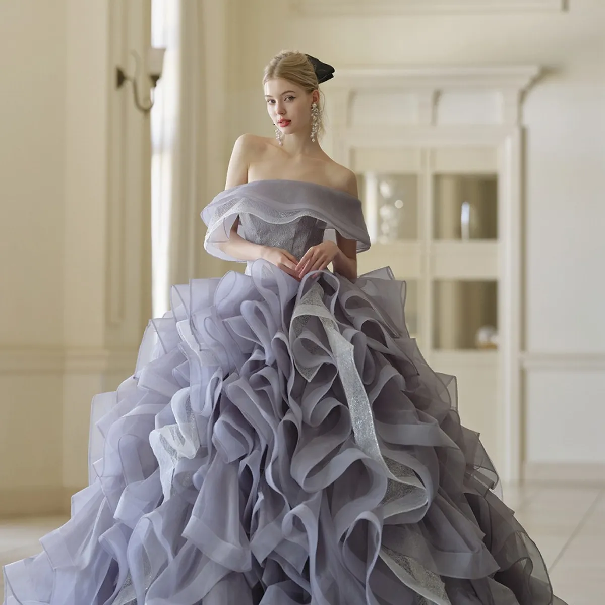 KH-0589 Grayish Purple｜KIYOKO HATA(キヨコハタ)のウェディングドレス