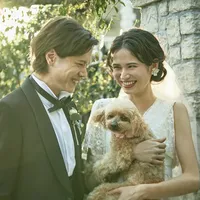 大切な家族、ペットと一緒のセレモニー