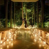 【ナイトウェディング】無数のキャンドルの灯りが照らす森のチャペルで誓いを