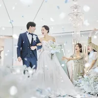 退場も祝福の光に包まれて♪