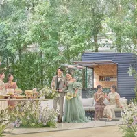 中庭ガーデンはオリジナル演出を叶える最高のステージ♪ ゲストと過ごすアットホームなパーティーには欠かせない場所です☆
