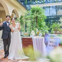 ガーデンチャペルを使ってのデザートビュッフェも人気♪